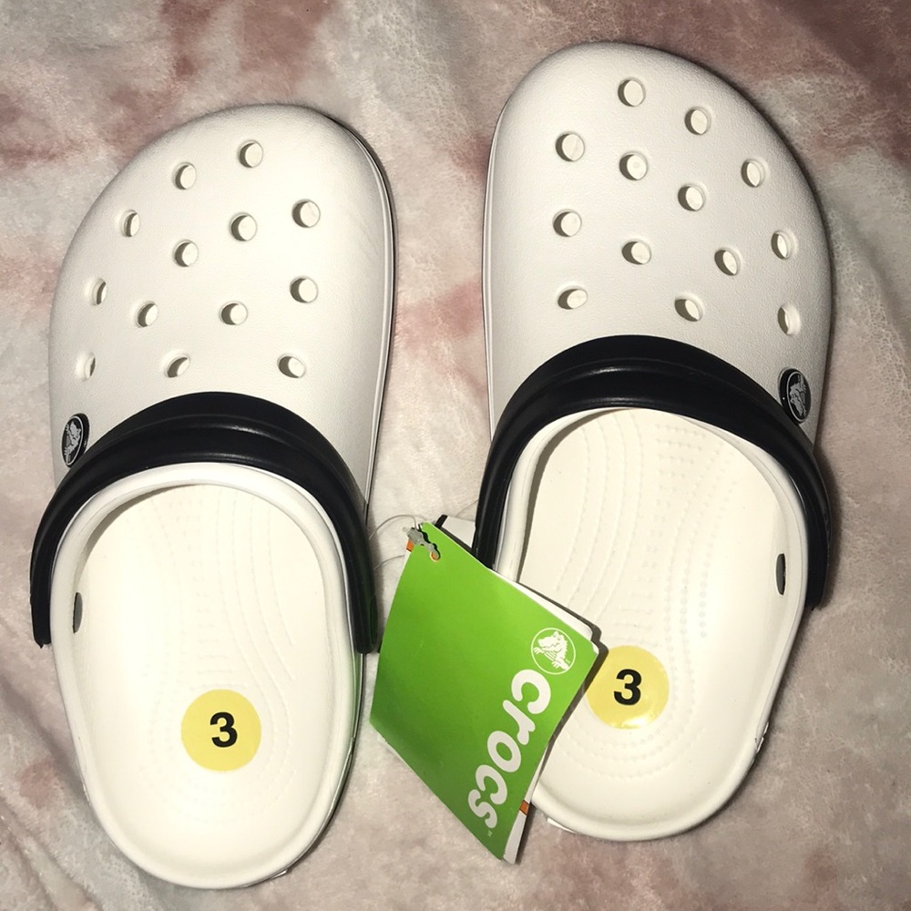 SOLD❗️❕❗️WHITE CROCS
